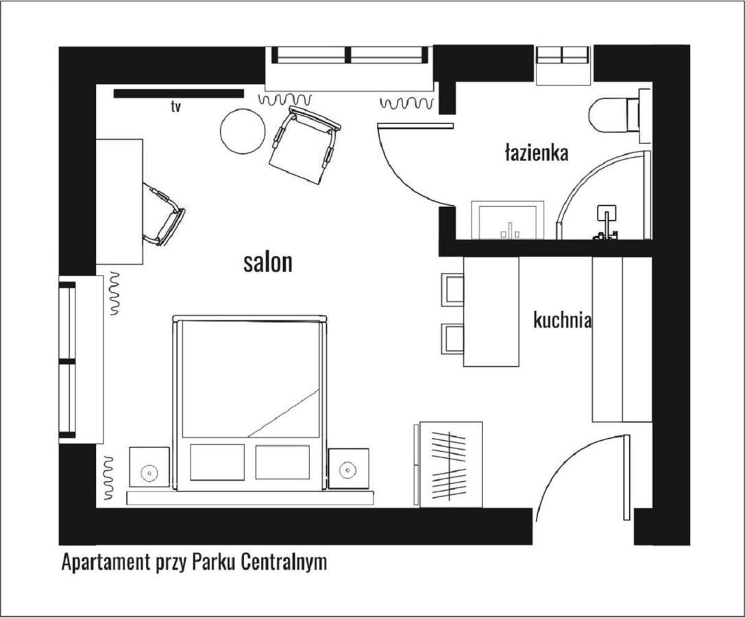 Dk Premium Przy Parku Centralnym Olsztyn  Ngoại thất bức ảnh